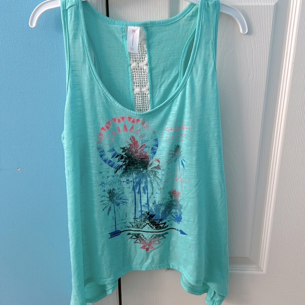 Teal tank top